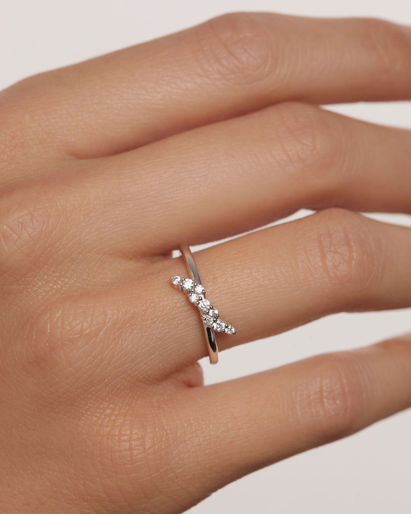 Crystal and zirconia  rings