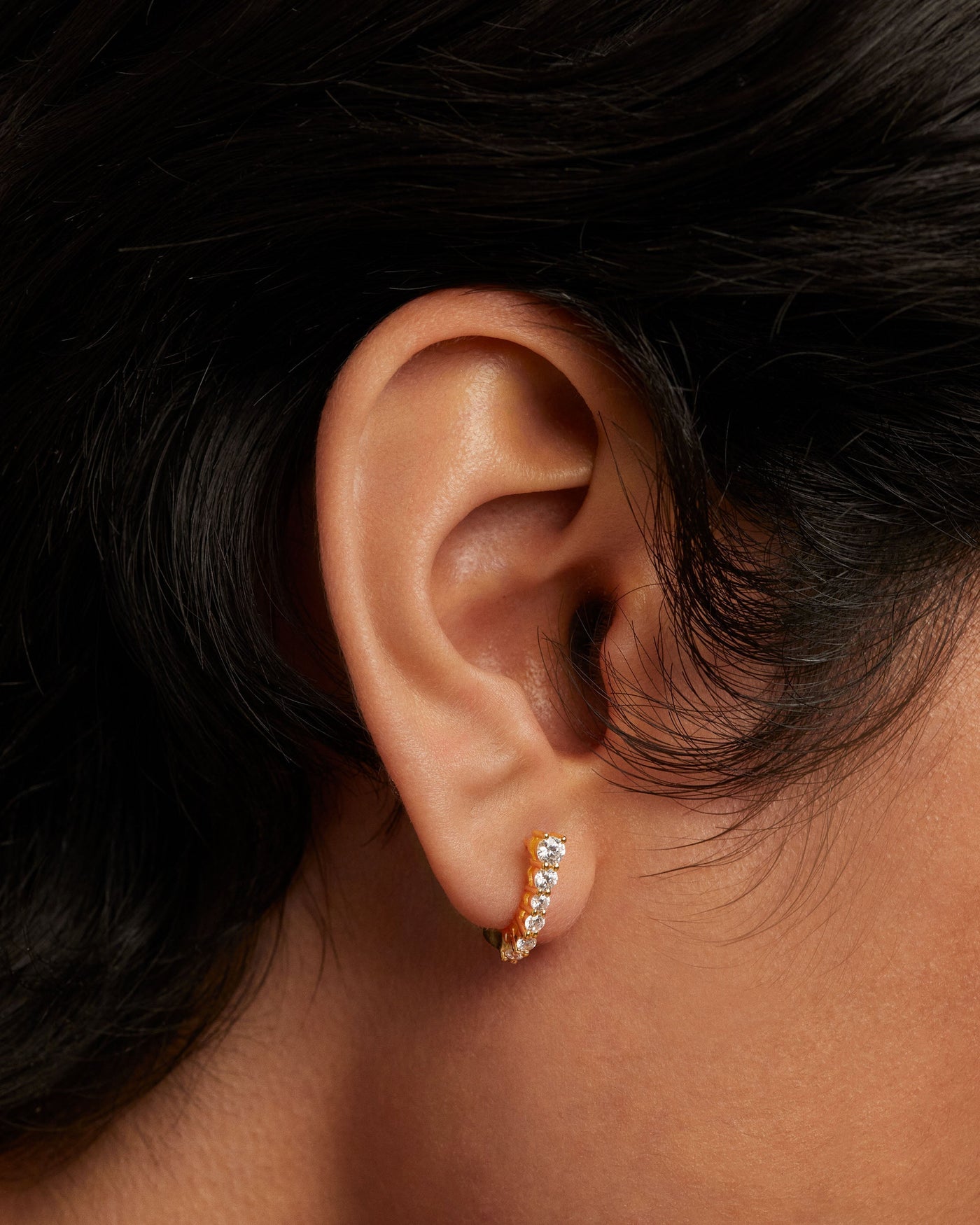 Crystal and zirconia  earrings