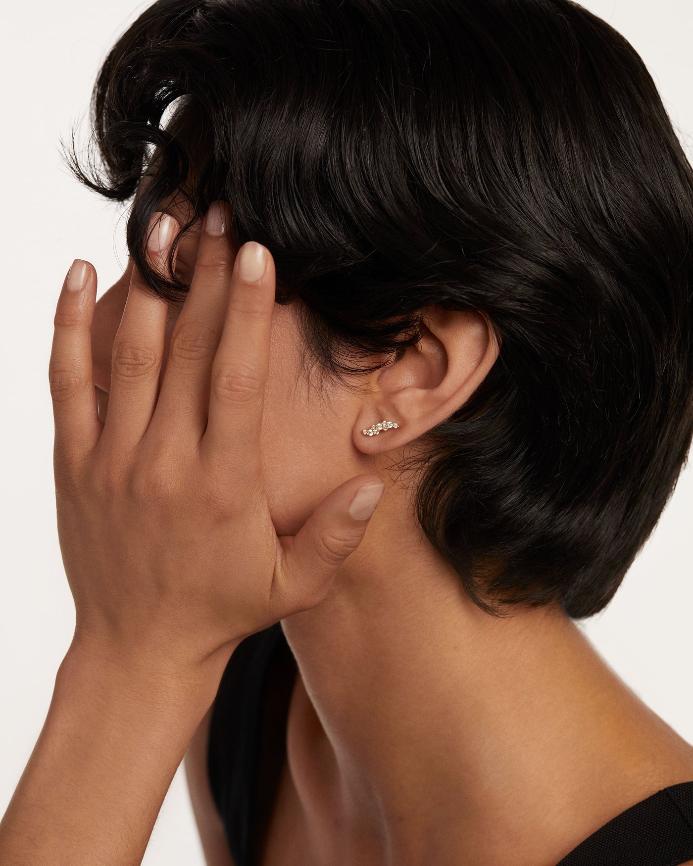 Crystal and zirconia  earrings
