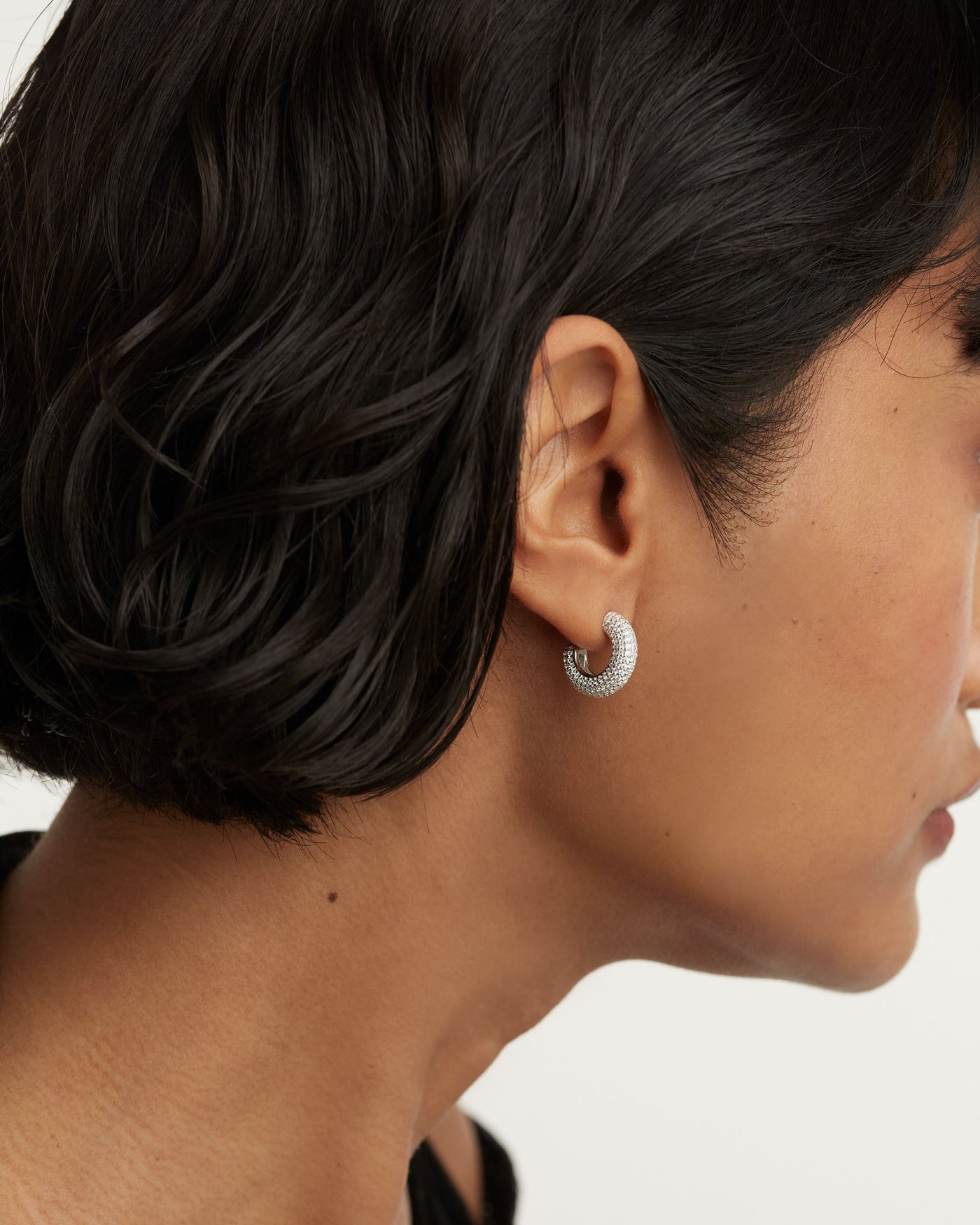 Crystal and zirconia  earrings