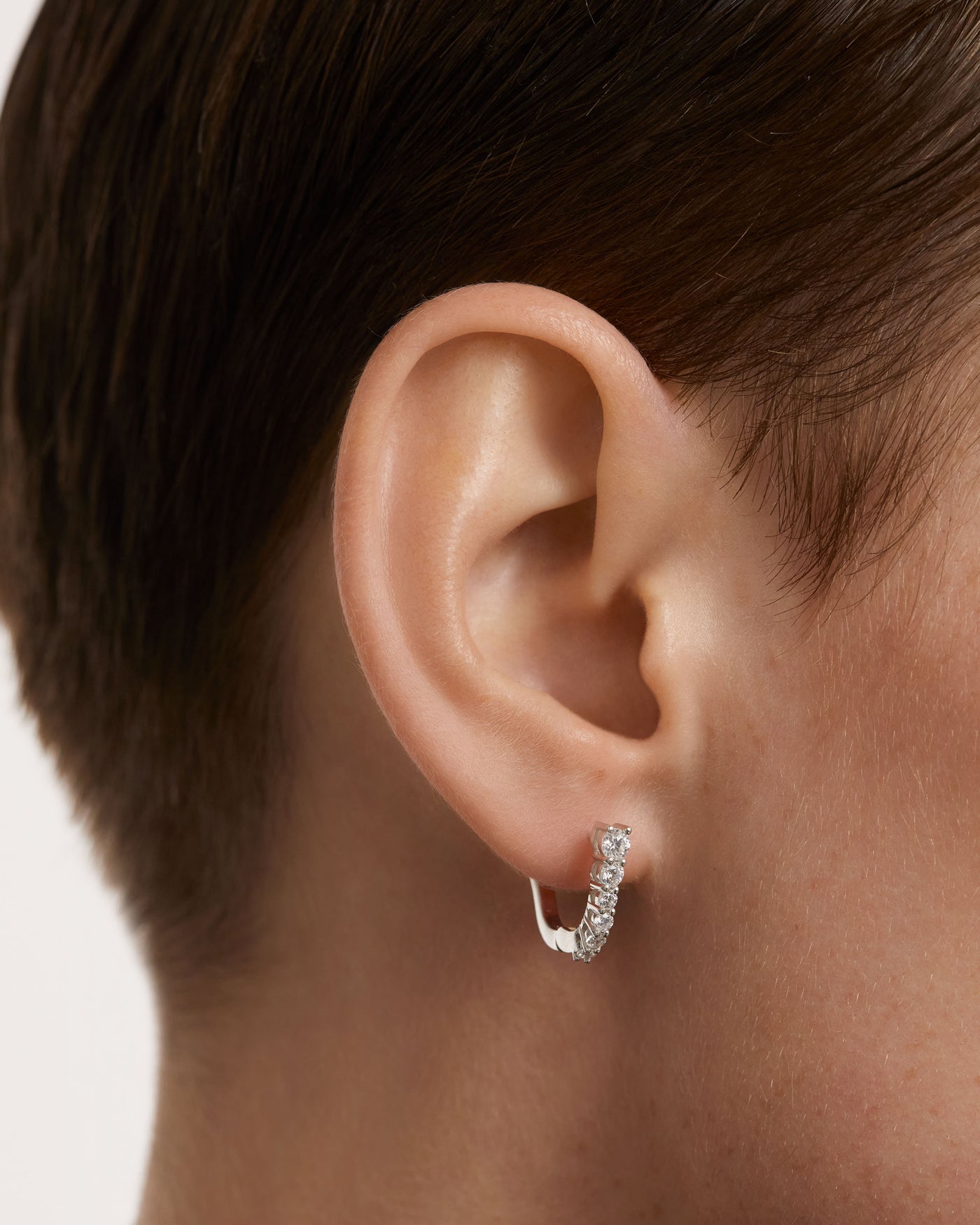 Crystal and zirconia  earrings