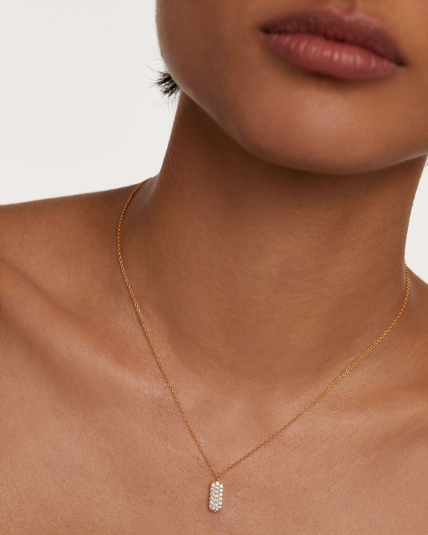 Crystal and zirconia  necklaces