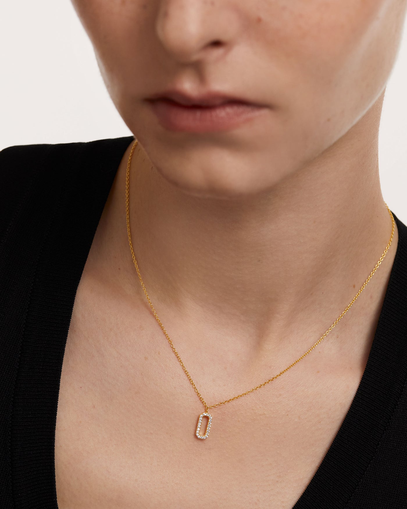 Crystal and zirconia  necklaces