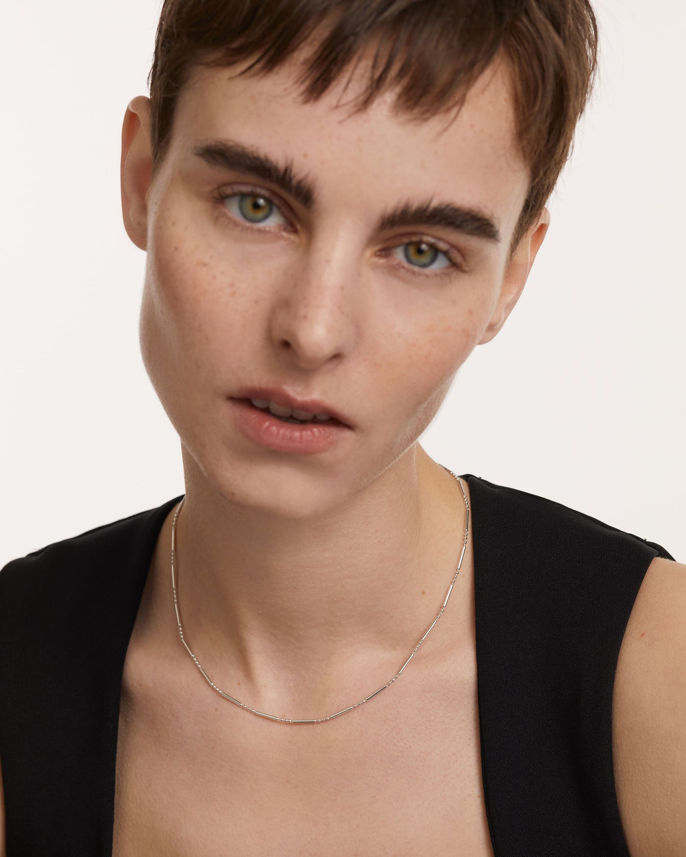 Valeria Silver Necklace PDPAOLA