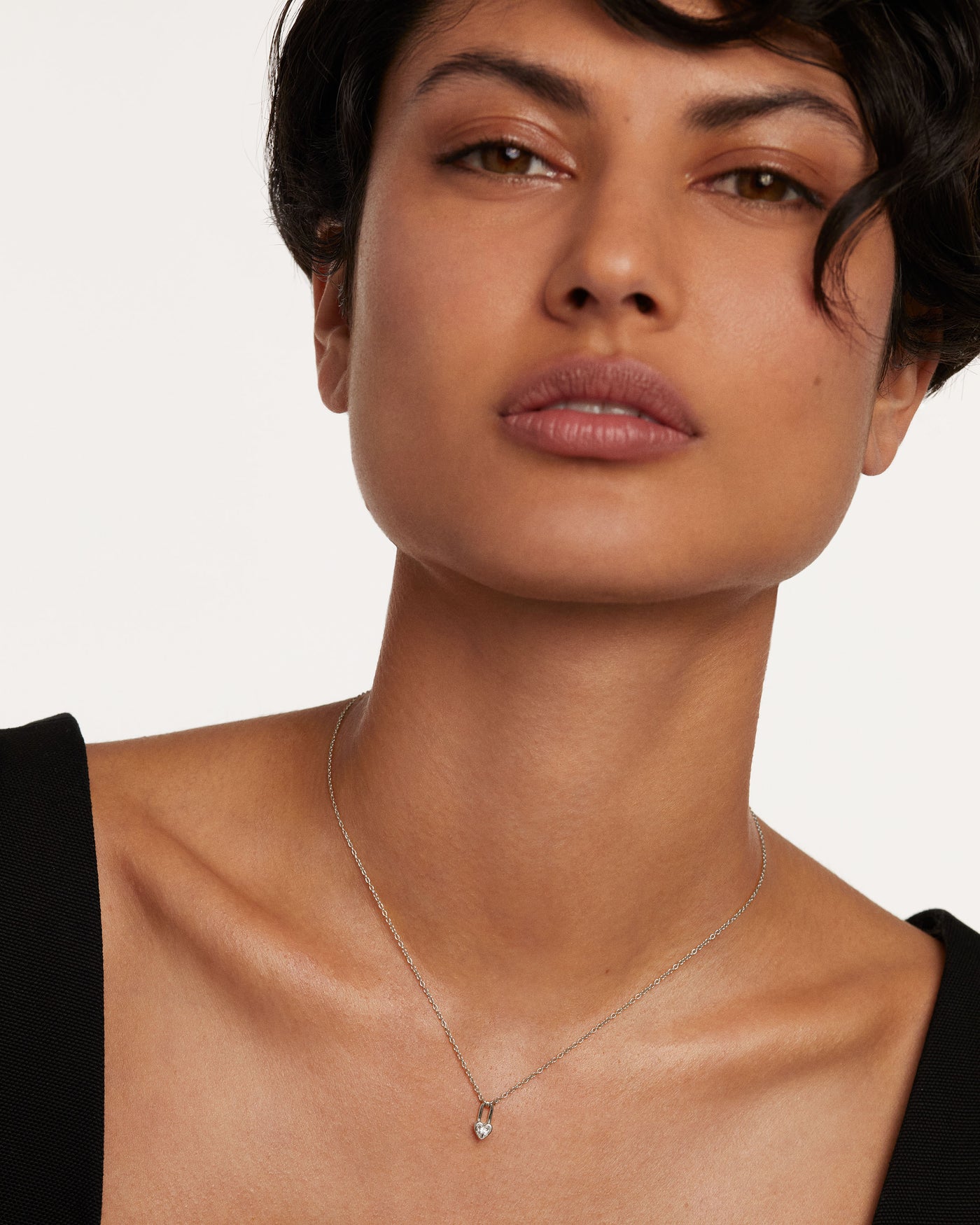 Crystal and zirconia  necklaces
