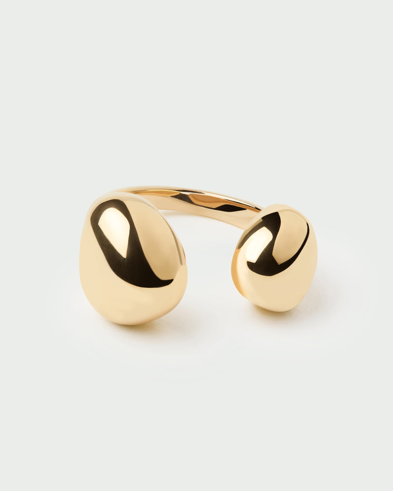 Gravity ring - 
  
    Sterling Silver / 18K Gold plating
  
