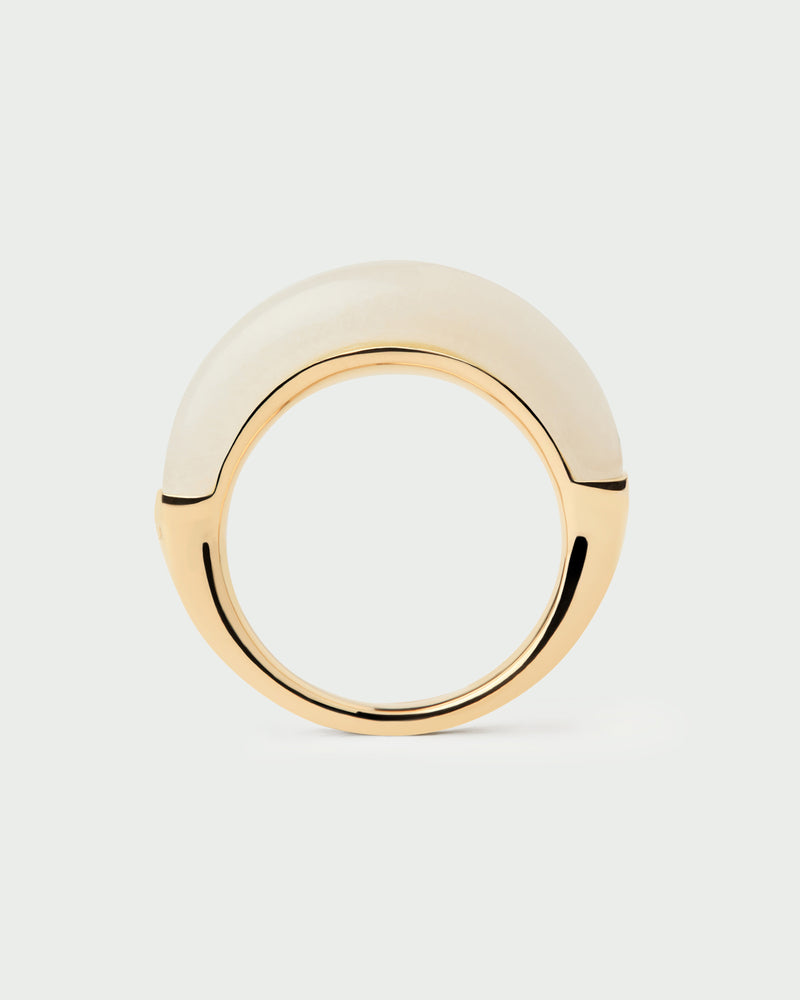 Anillo Cuarzo Nami - 
  
    Plata de Ley / Baño de Oro 18K
  
