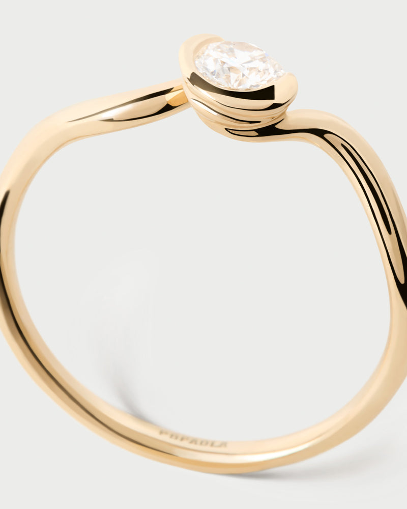 Anello in diamanti e oro Delia - 
  
    Oro 18K
  
