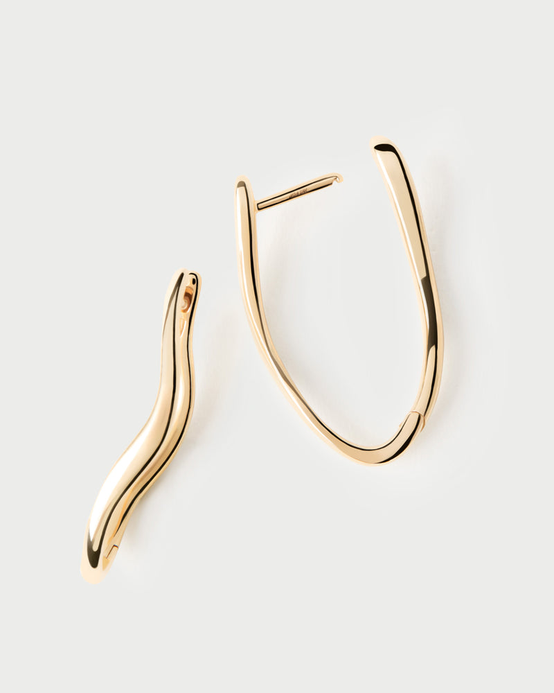 Selene creolen aus gold - 
  
    18 kt Gold
  
