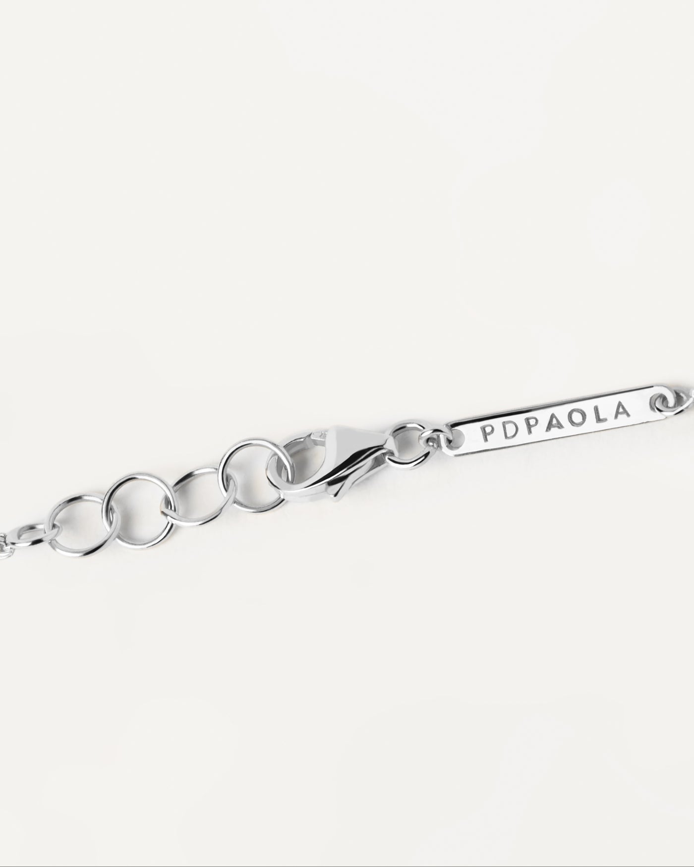 White Gold Box Chain Bracelet PDPAOLA