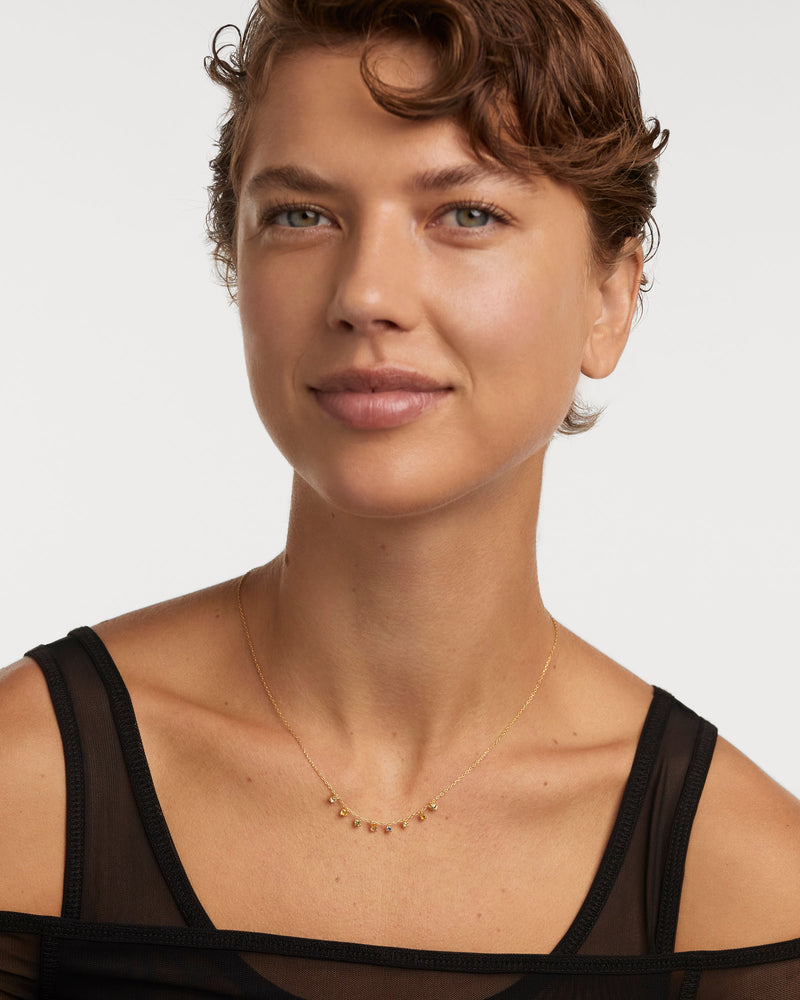 Collana Rainbow Salsa - 
  
    Argento sterling / Placcatura in Oro 18K
  
