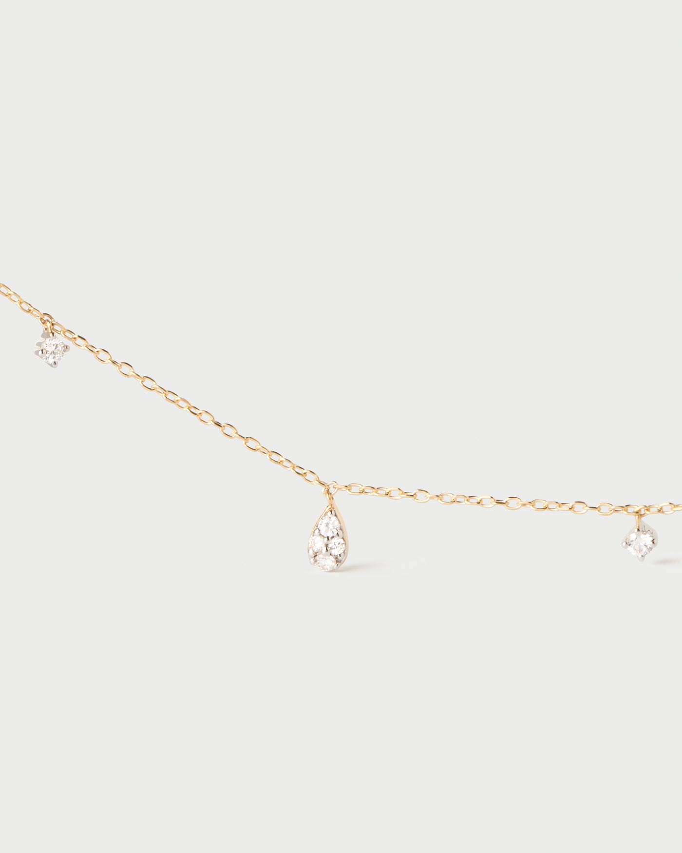 Diamonds and gold Sandy necklace - 
  
    18K Gold
  
