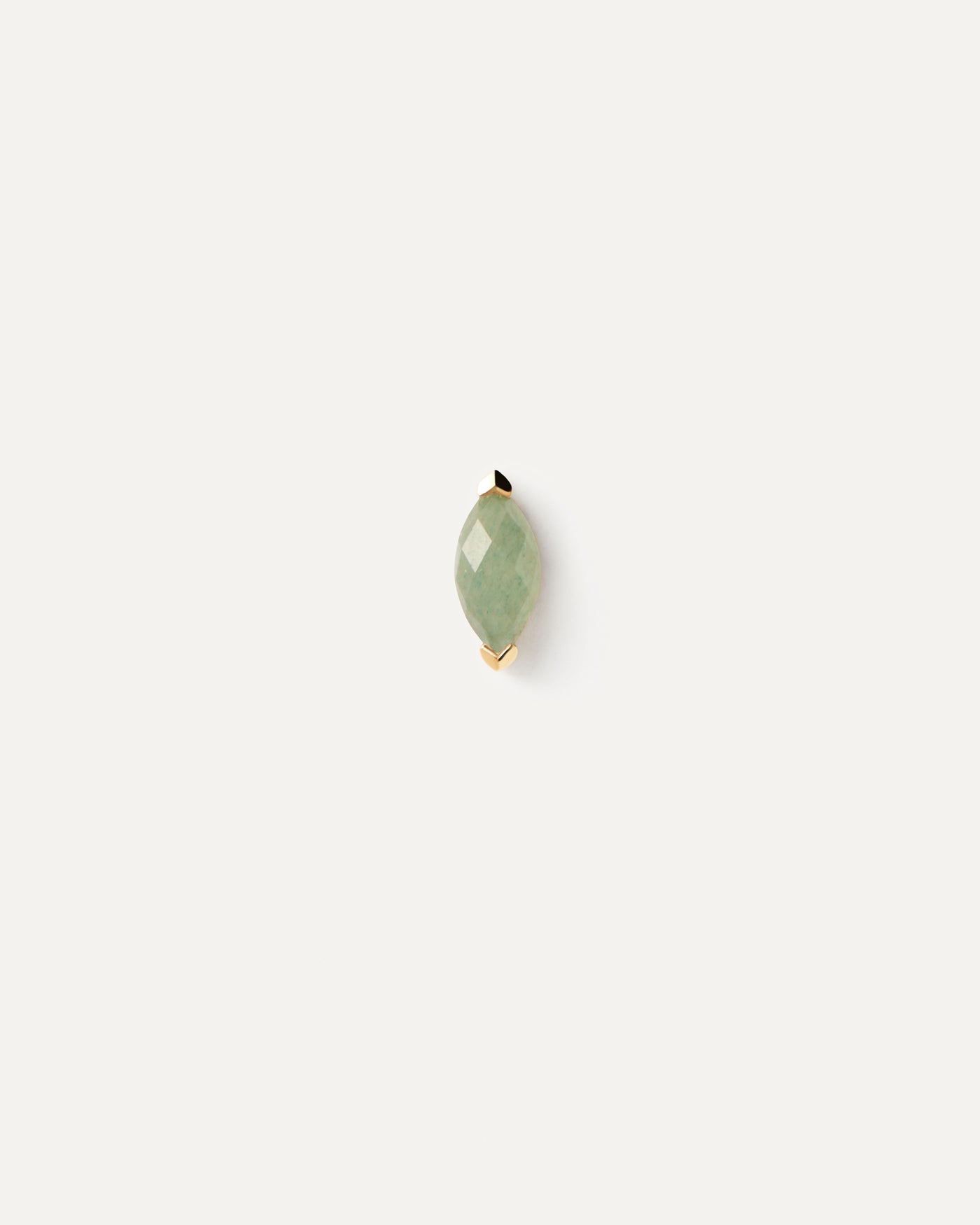Orecchino Singolo Avventurina Verde Nomad - 
  
    Argento sterling / Placcatura in Oro 18K
  
