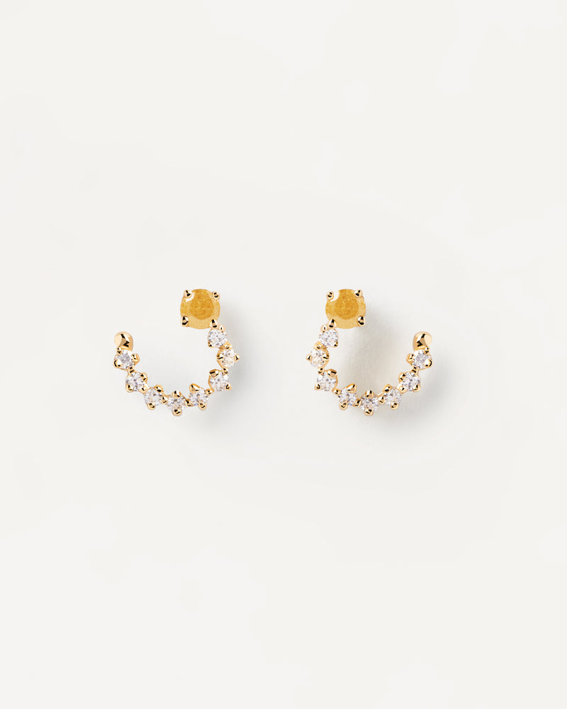Villa Earrings - 
  
    Sterling Silver / 18K Gold plating
  
