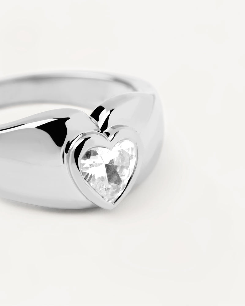 Bright Heart Silberring - 
  
    Sterling Silber
  
