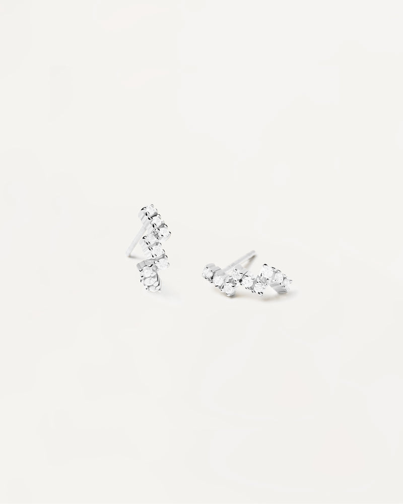 The Zipper Silver Earrings - 
  
    Sterling Silver
  

