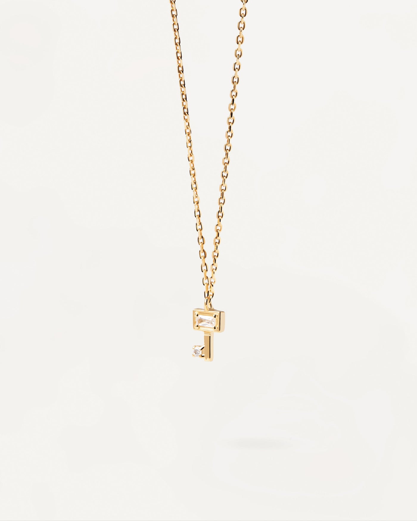 Key Necklace 
  
    Sterling Silver / 18K Gold plating
  
