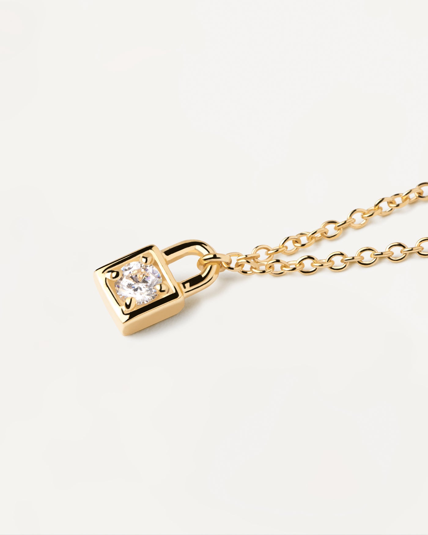 Padlock Necklace - 
  
    Sterling Silver / 18K Gold plating
  
