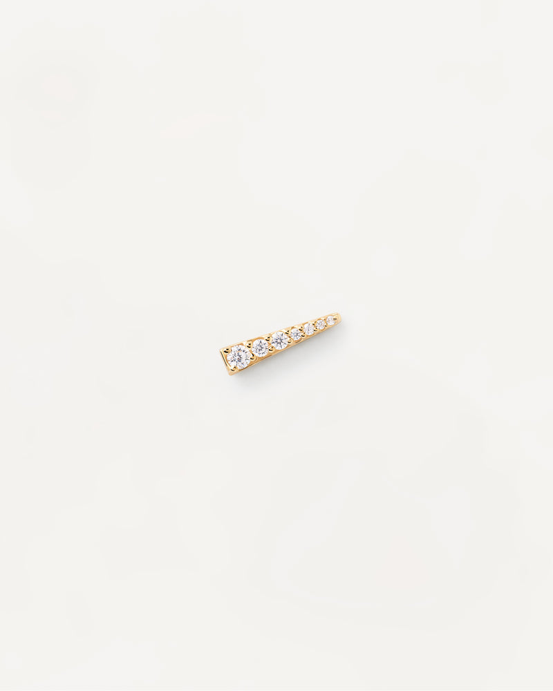 Tea Single Earring - 
  
    Sterling Silver / 18K Gold plating
  
