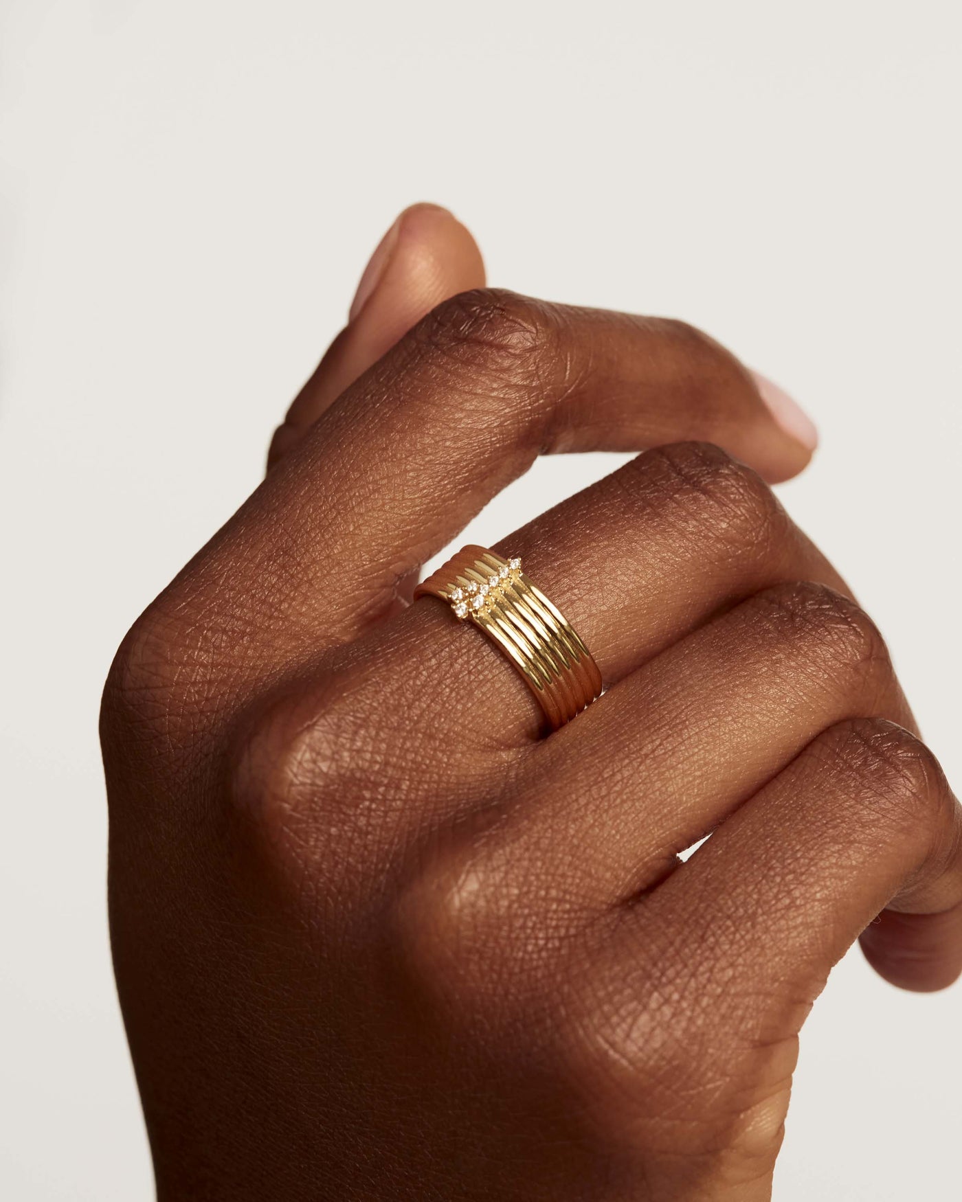 Super Nova Ring - 
  
    Sterling Silber / 18K Goldplattierung
  
