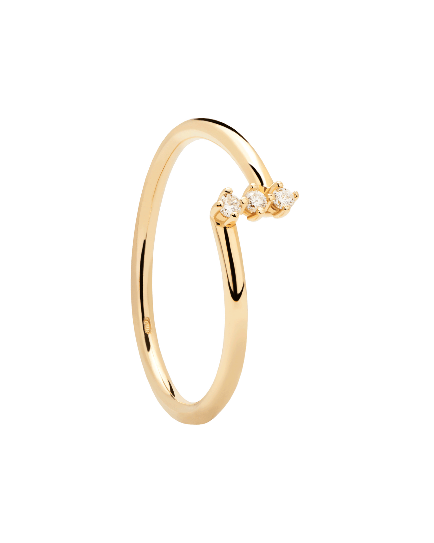 GoldRing mit Diamanten Balance - 
  
    18 kt Gold
  
