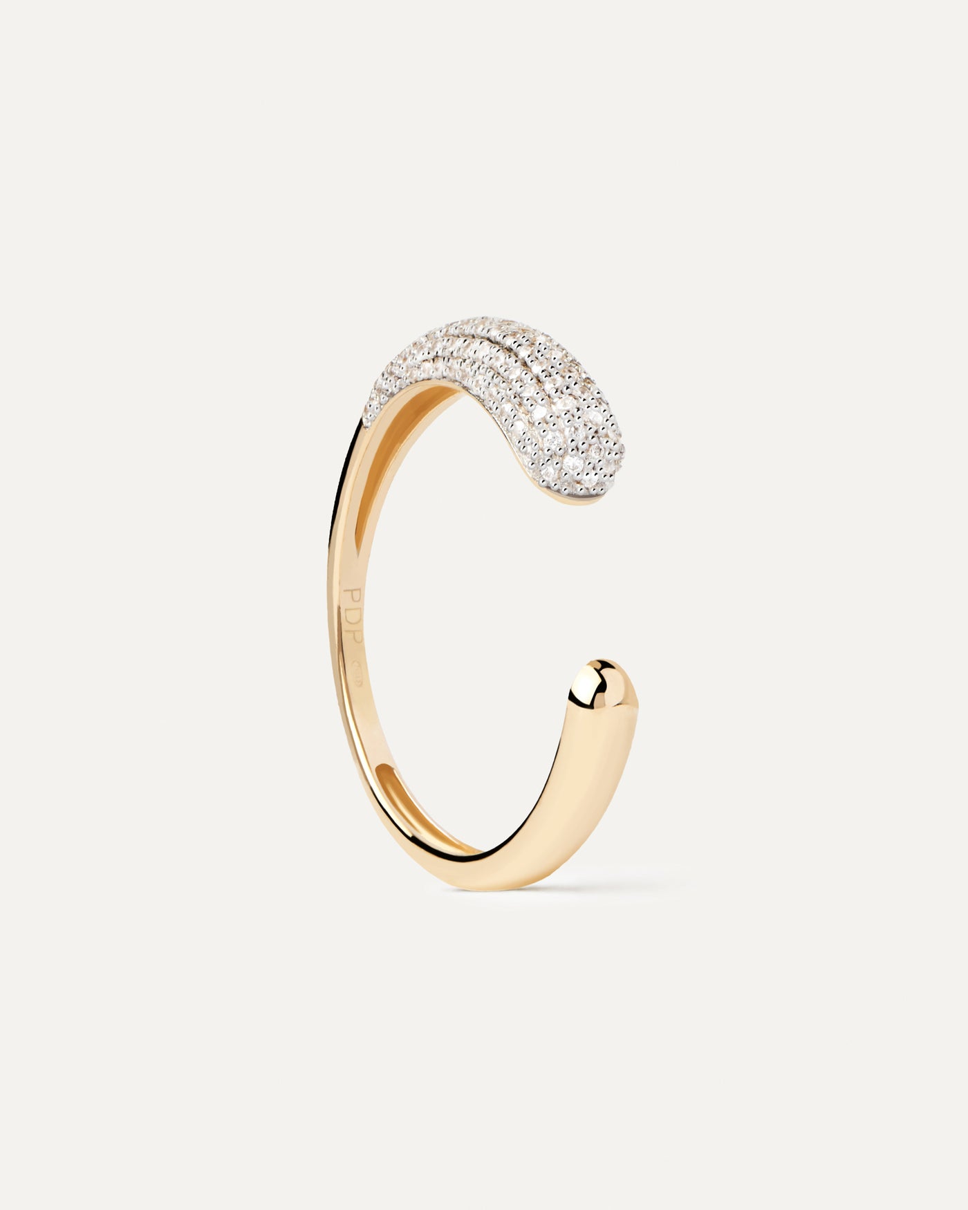 Diamonds and Gold Soho Ring - 
  
    18K Gold
  
