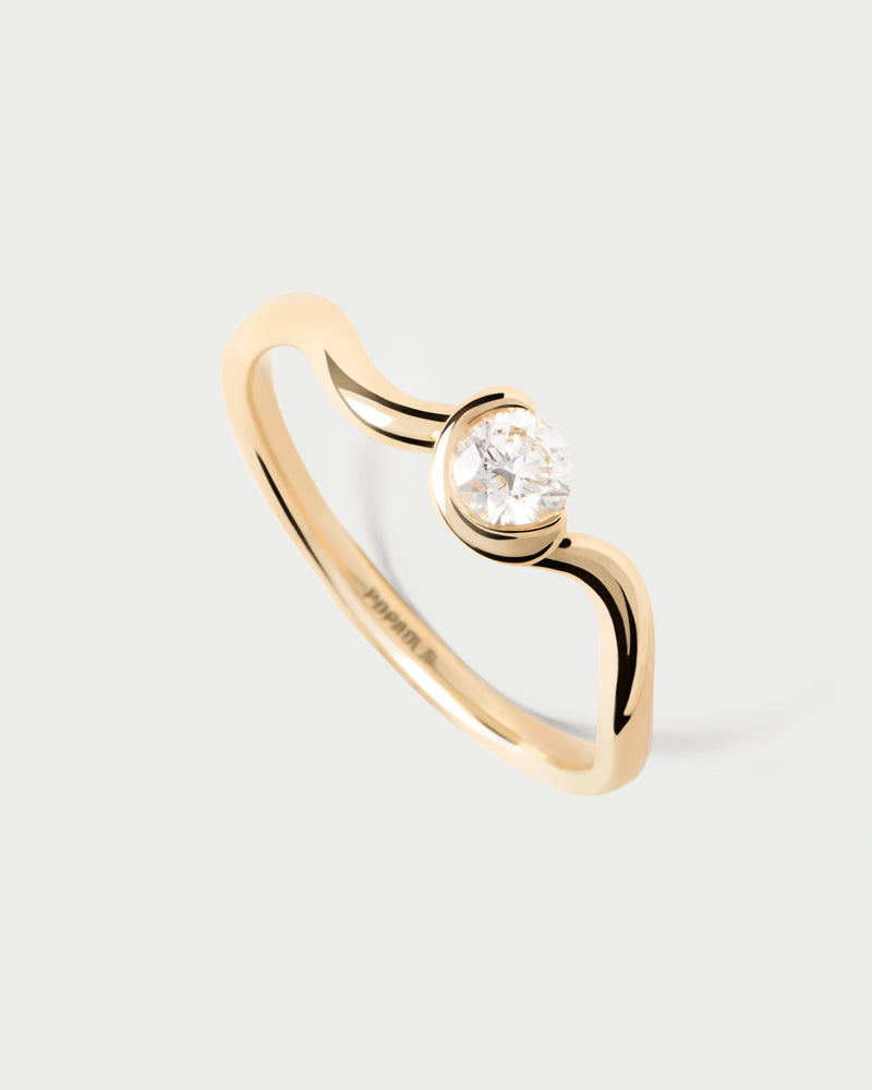 Anello in diamanti e oro Delia - 
  
    Oro 18K
  
