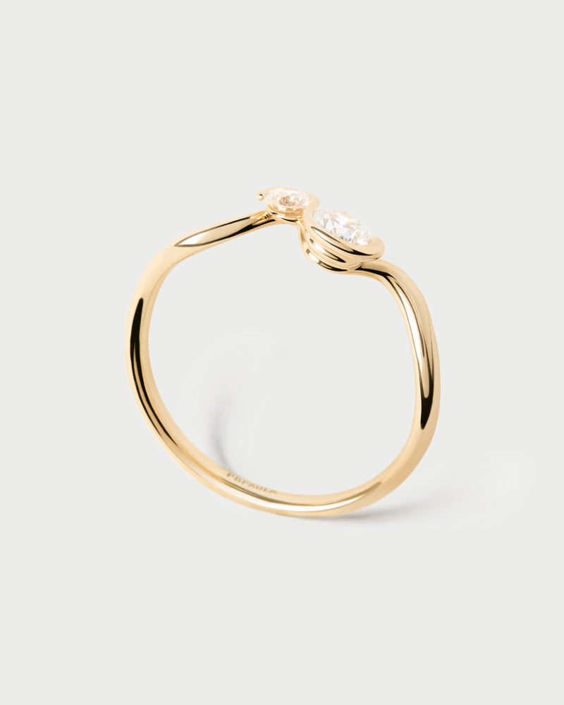 Dafne ring aus gold mit diamanten - 
  
    18 kt Gold
  
