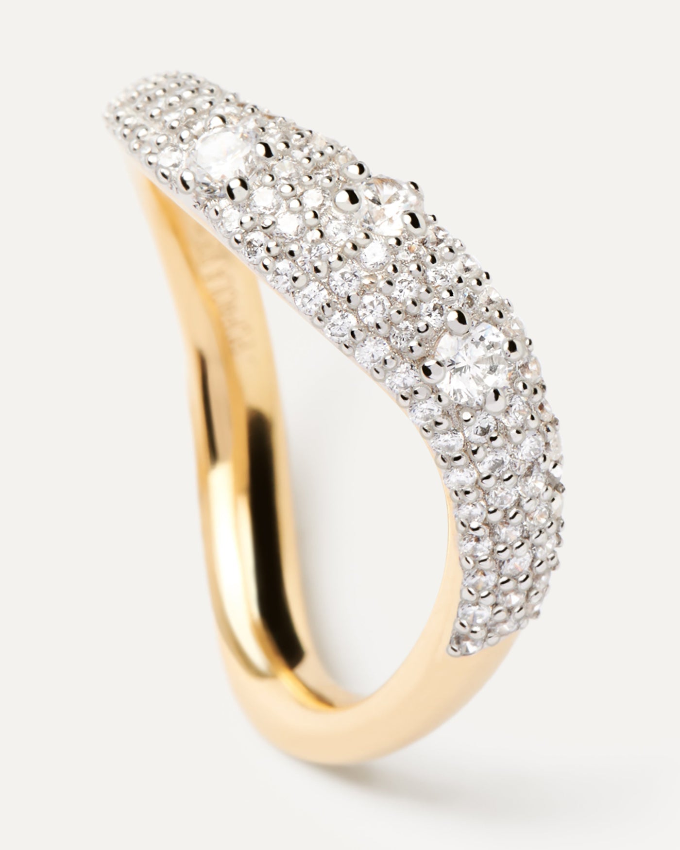 Apollo Ring Aus Gold Mit Diamanten - 
  
    18 kt Gold
  
