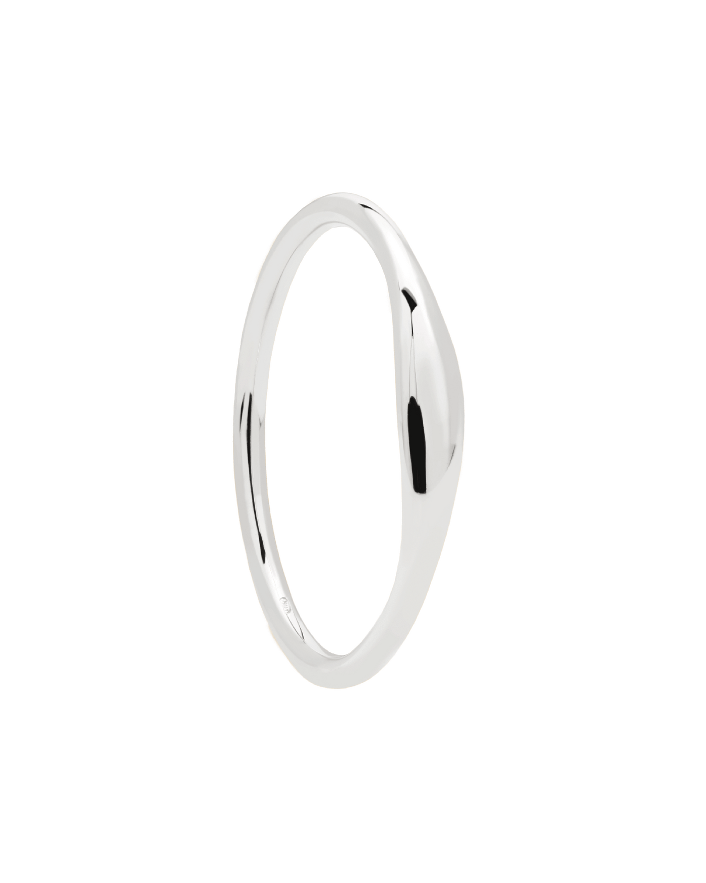 Ring Weissgold Wave - 
  
    18 kt Weissgold / Silber-Rhodinierung
  
