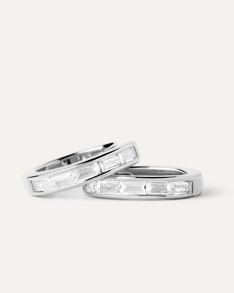 Viena Silver Hoops - 
  
    Sterling Silver
  
