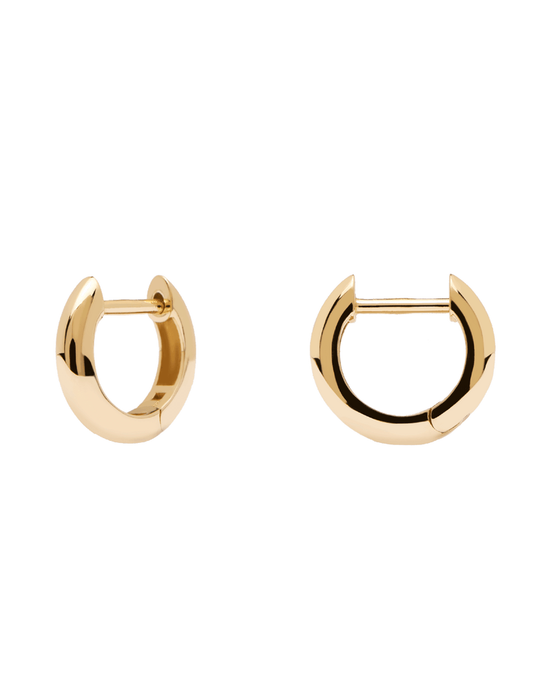Gold Bold Mini Hoops - 
  
    18K Gold
  
