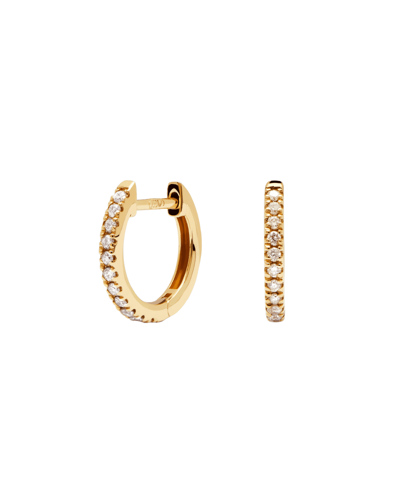 Boucles D'Oreilles en Diamants et en Or Eternity Mini - 
  
    Or 18 carats
  
