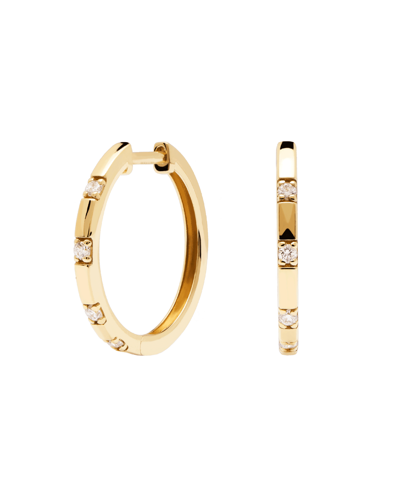Pendientes de Diamantes y oro Frosty - 
  
    Oro 18K
  
