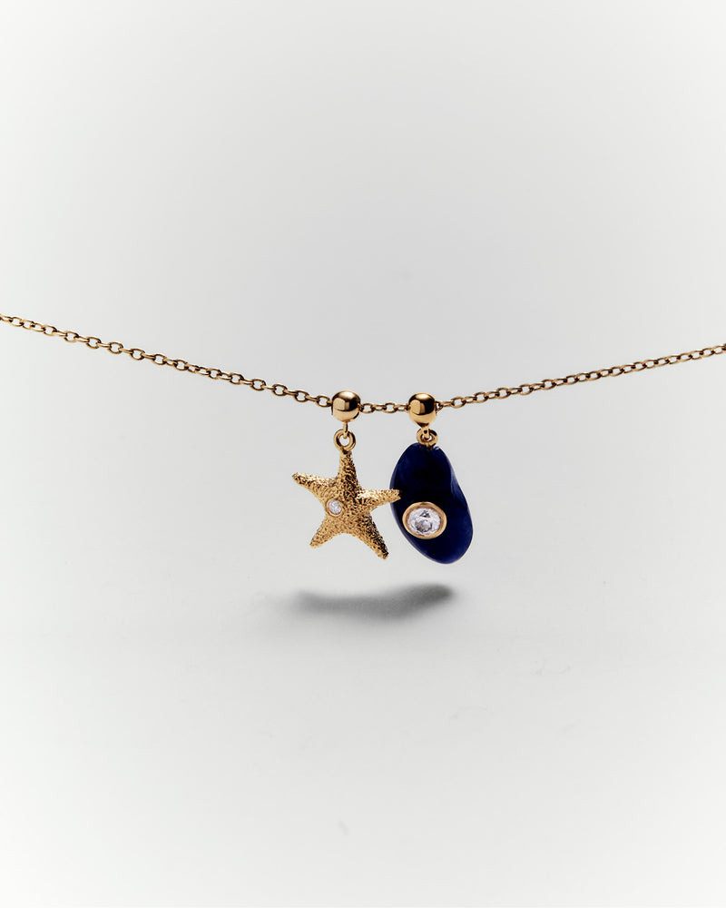 Charm Stella marina - 
  
    Argento sterling / Placcatura in Oro 18K
  
