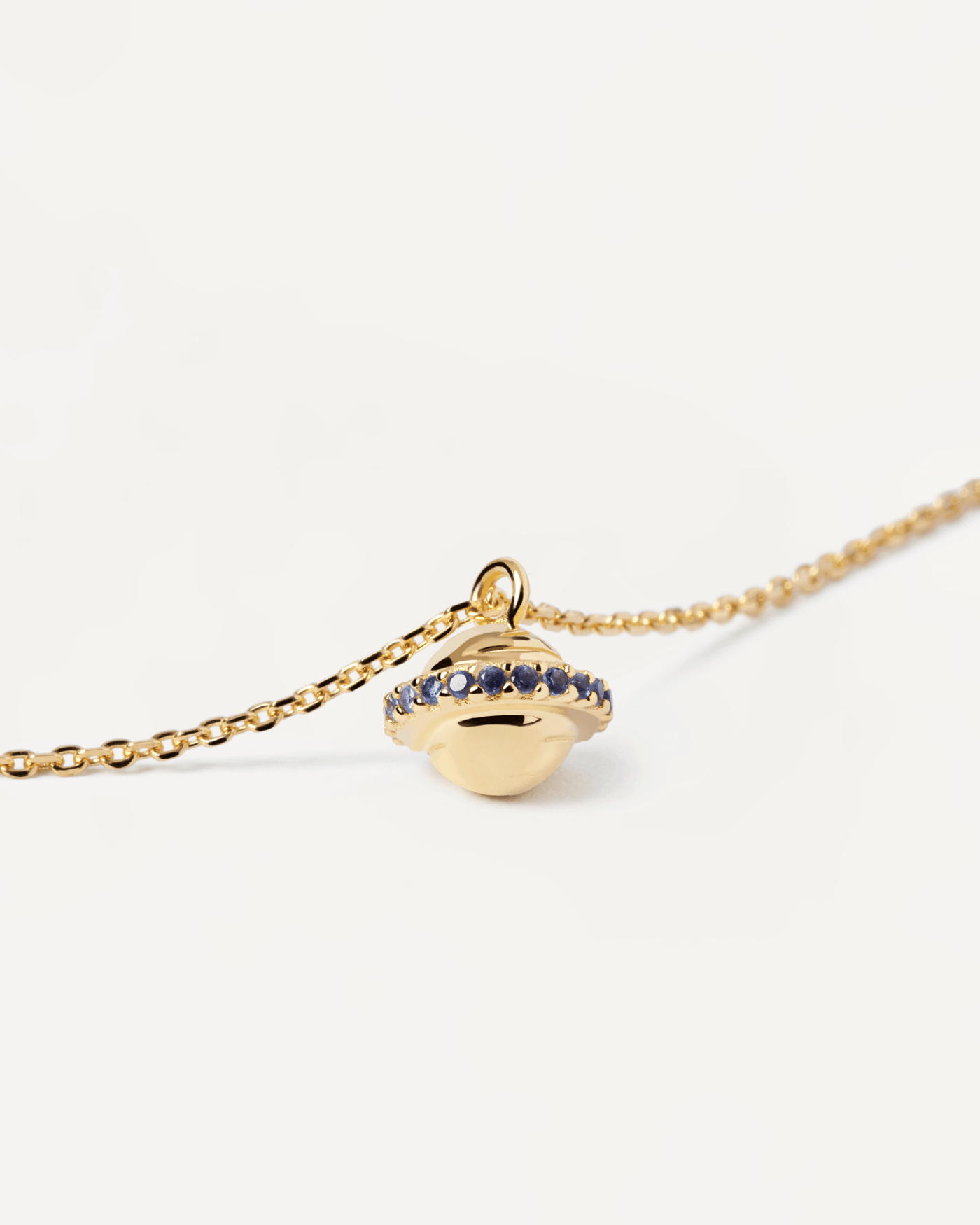 Collana Saturn Trip - 
  
    Argento sterling / Placcatura in Oro 18K
  
