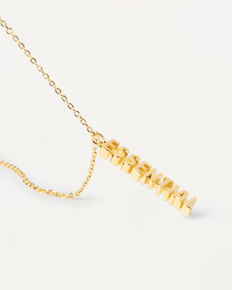 Essential Necklace - 
  
    Sterling Silver / 18K Gold plating
  
