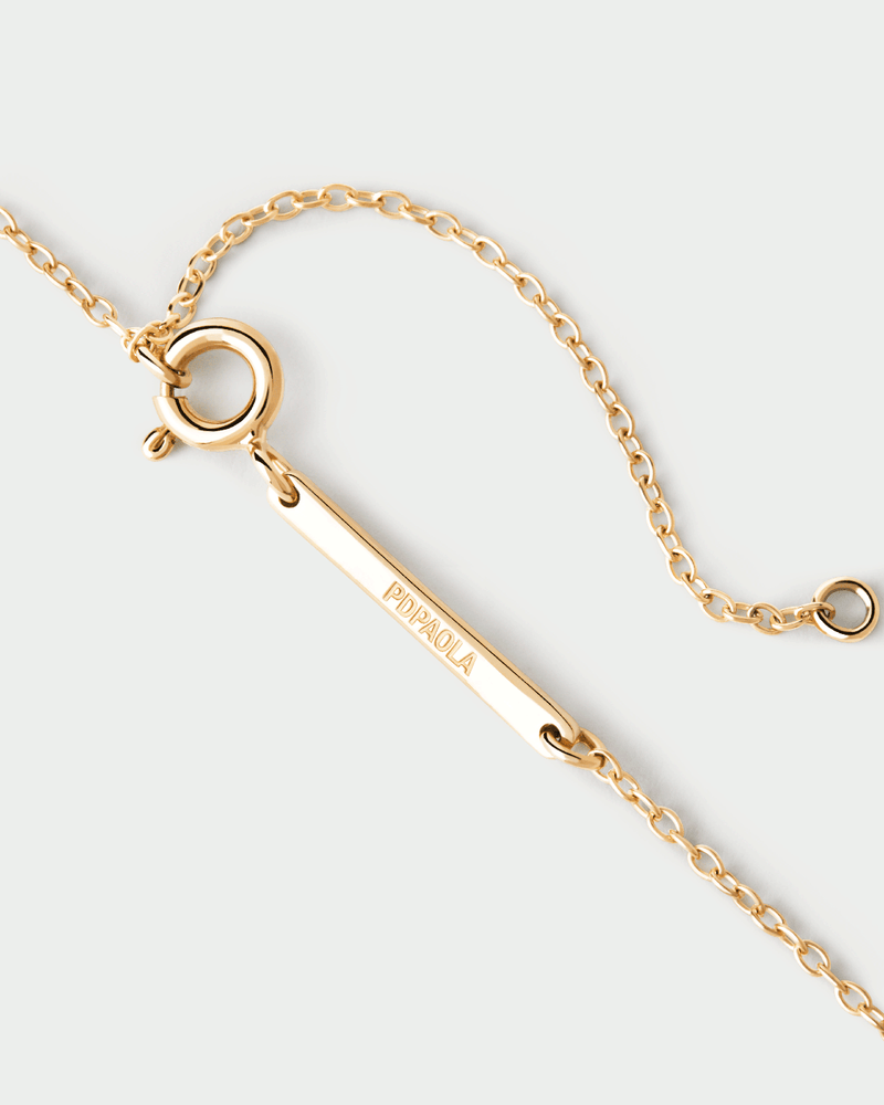 Collana pietra solare Bay - 
  
    Argento sterling / Placcatura in Oro 18K
  
