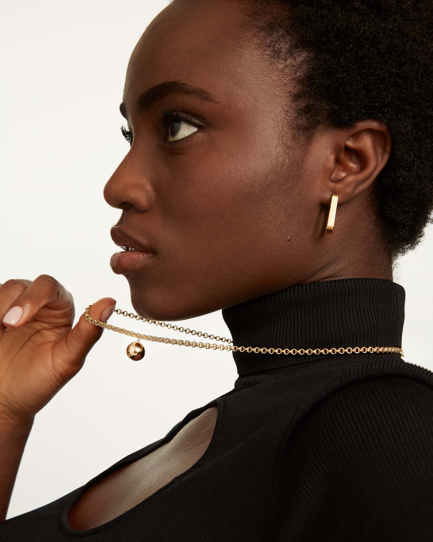 Collana Super Future - 
  
    Argento sterling / Placcatura in Oro 18K
  
