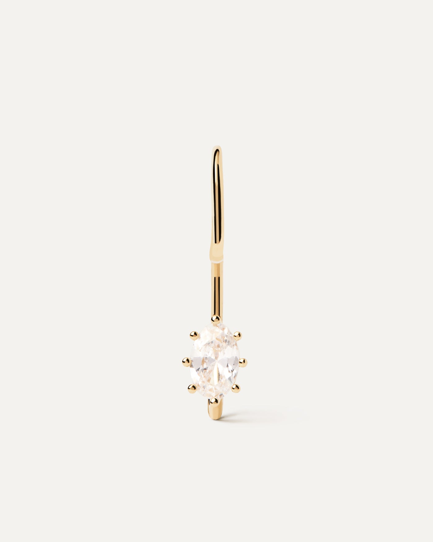 Lila Single Earring - 
        
          Sterling Silver / 18K Gold plating
        
      