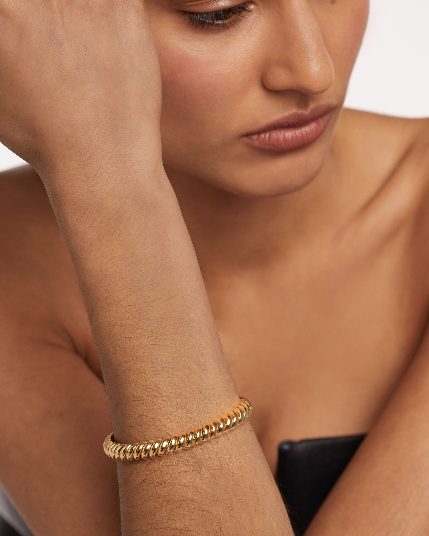 Pulsera Gaia - 
  
    Latón / Baño de Oro 18K
  
