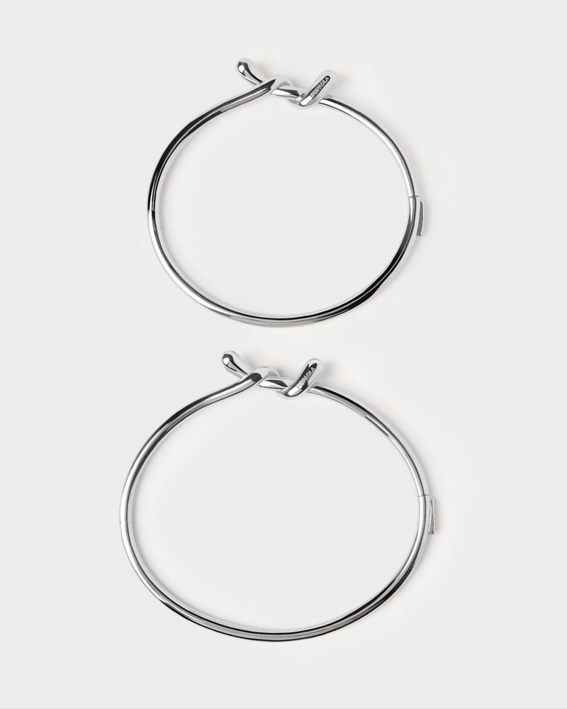 Twist silver bangle - 
  
    Sterling Silver
  
