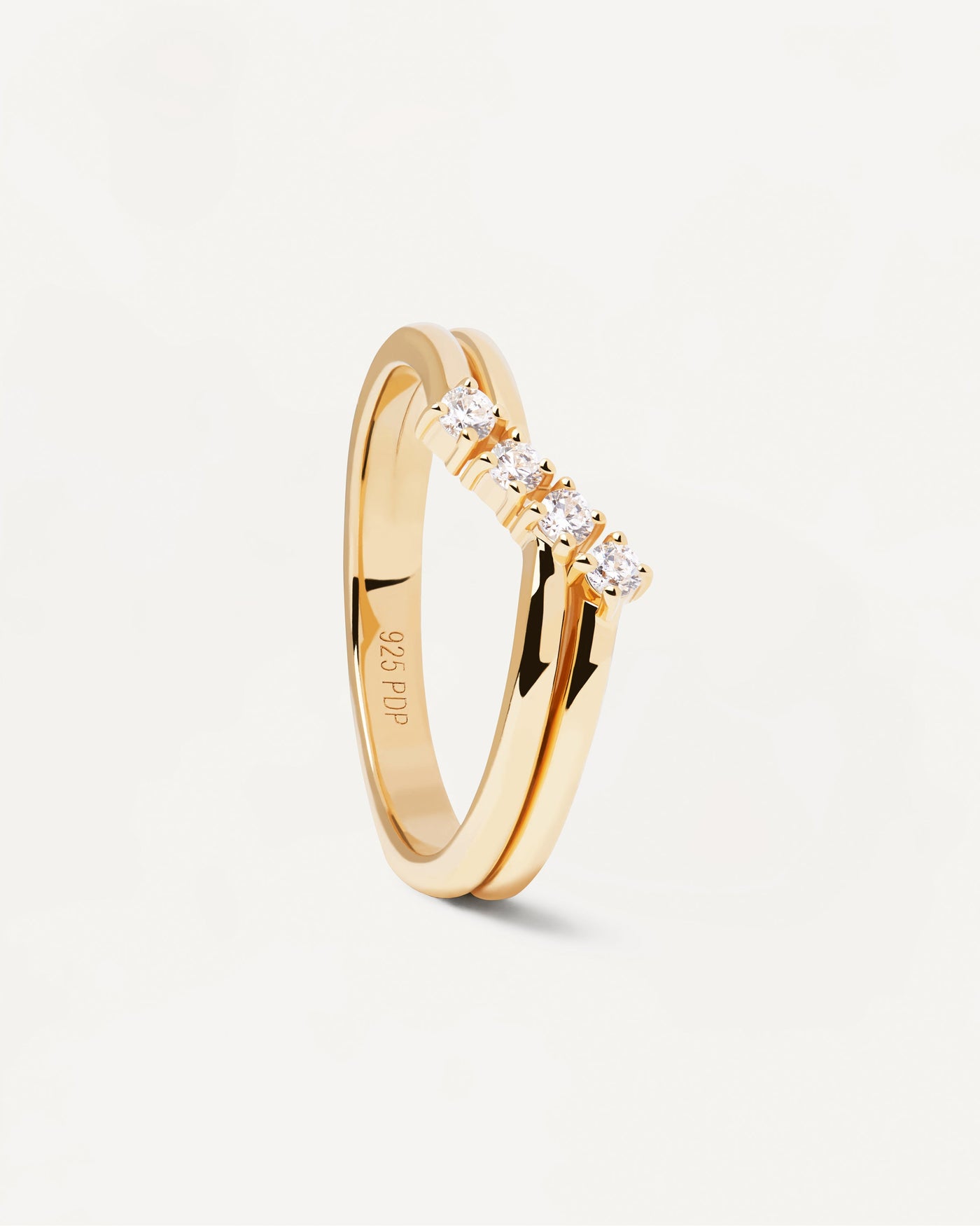 Anna Ring - 
  
    Sterling Silver / 18K Gold plating
  
