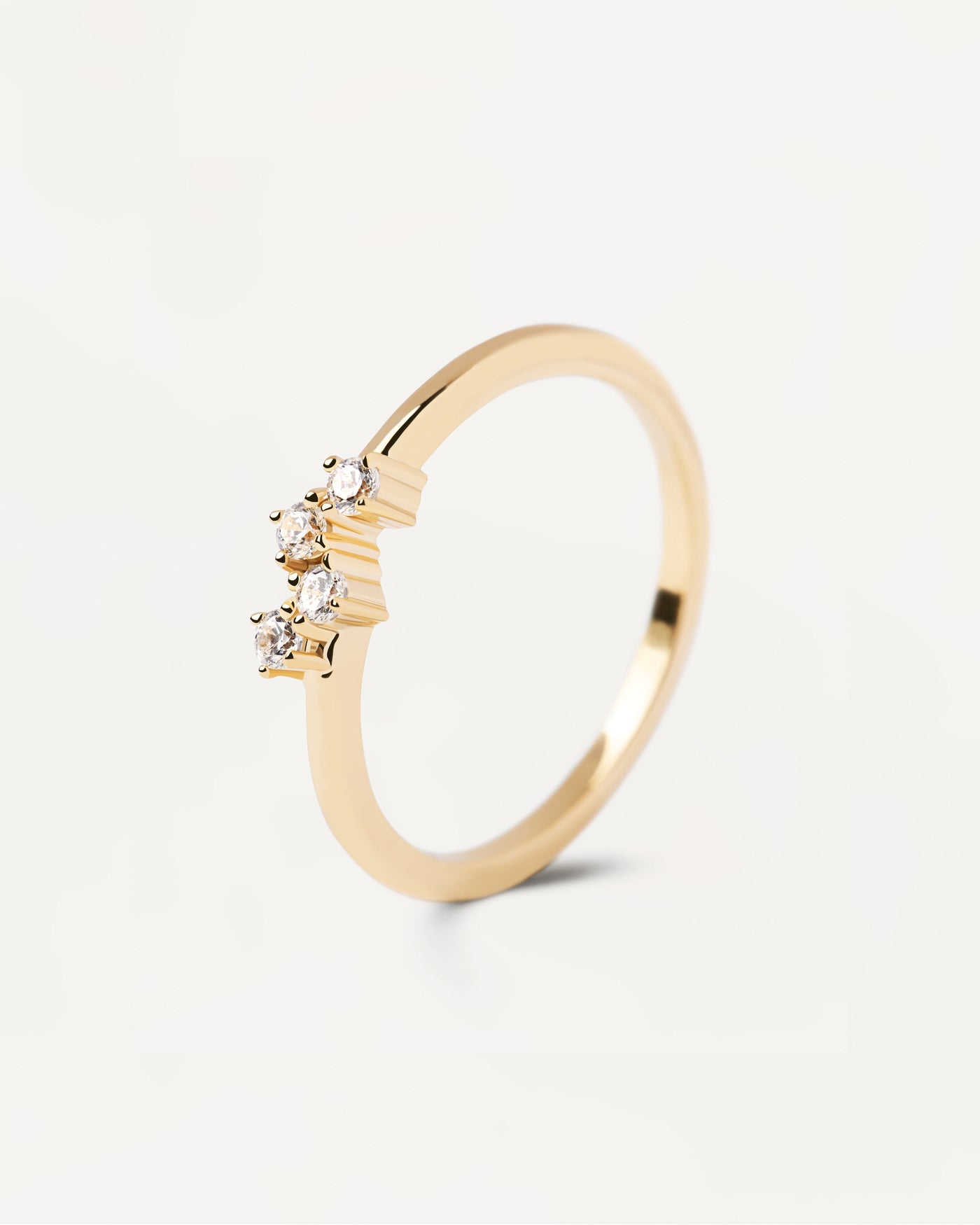 Quatre Ring - 
  
    Sterling Silver / 18K Gold plating
  
