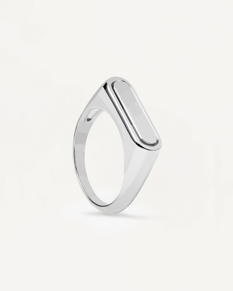 Ribbon Stamp Silver Ring - 
  
    Sterling Silber
  
