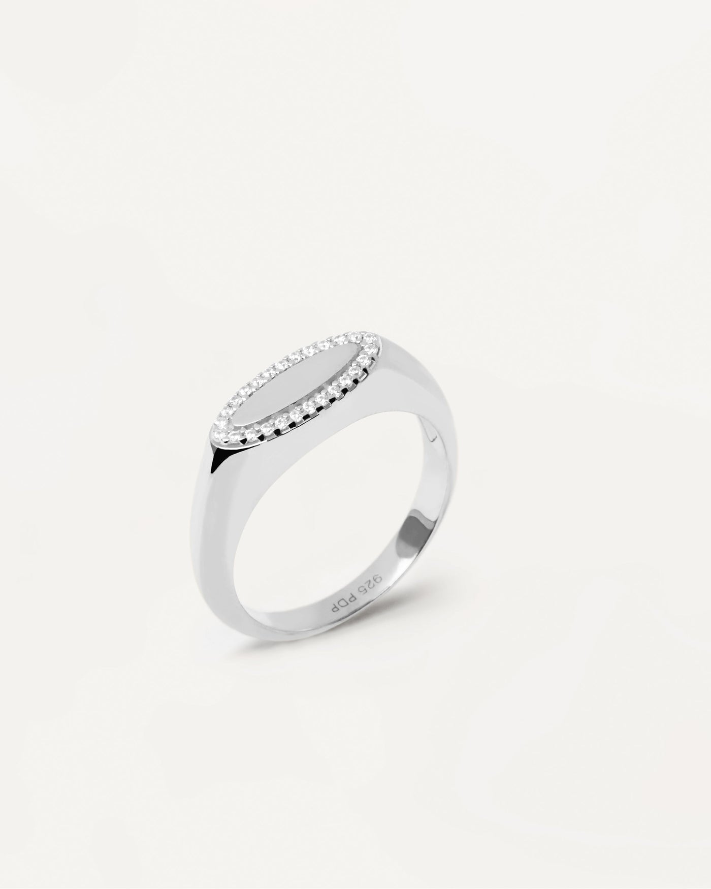 Lace Stamp Silver Ring - 
  
    Sterling Silver
  
