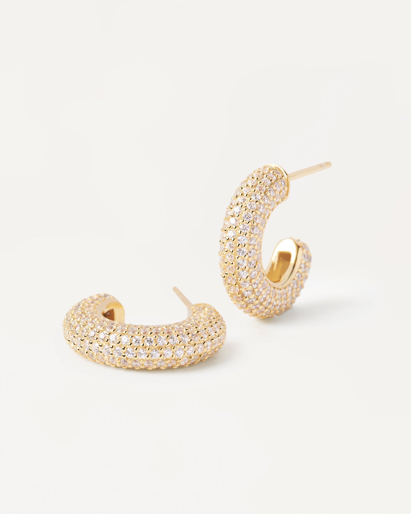 King Earrings - 
  
    Sterling Silver / 18K Gold plating
  
