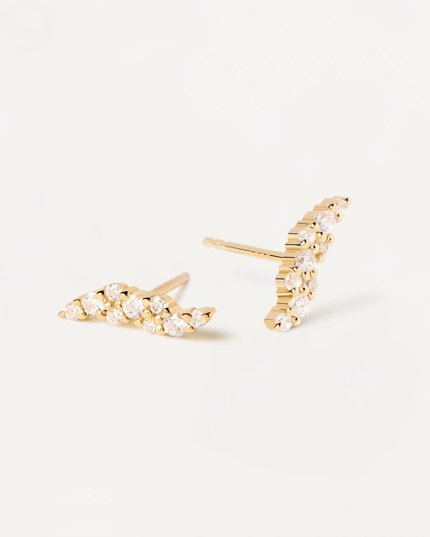 Boucles D'Oreilles Natura - 
  
    Argent massif / Placage Or 18 Ct
  
