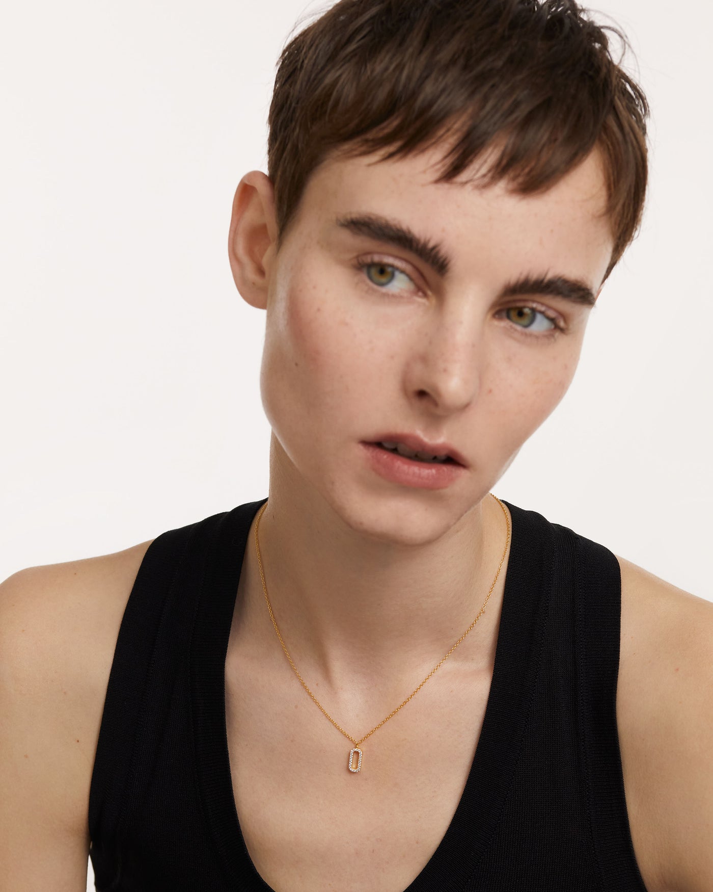 Collier Abi - 
  
    Argent massif / Placage Or 18 Ct
  
