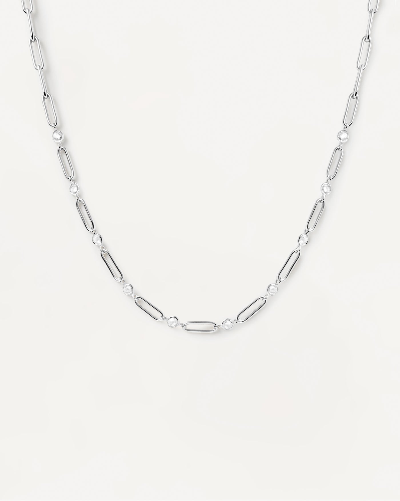 Miami Silver Chain Necklace - 
  
    Sterling Silver
  
